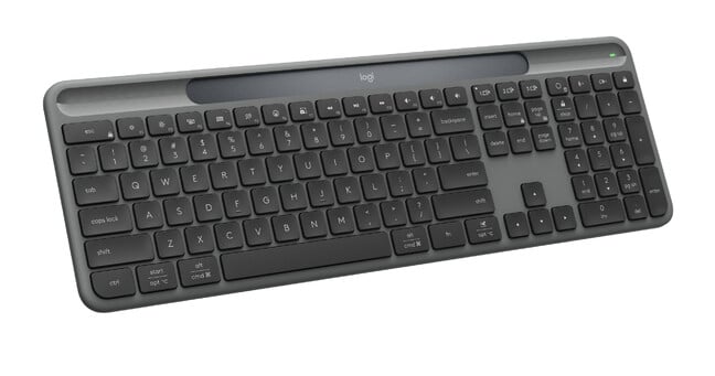 Solar flair: Logitech's K980 Signature Slim keyboard runs on rays