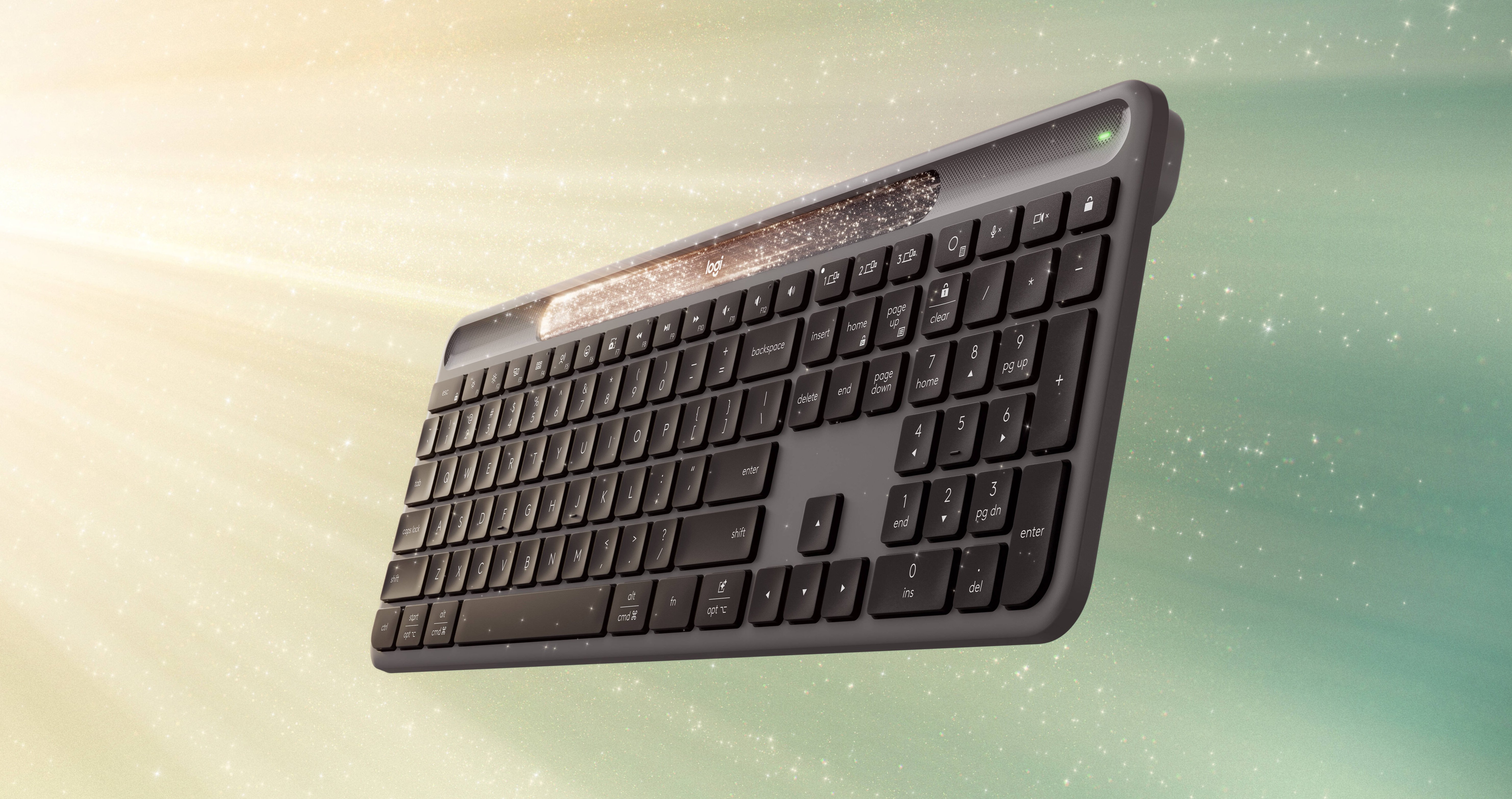 Logitech's K980 Signature Slim keyboard runs on solar power