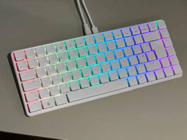 Rainbow bright if you're short a nightlight (click to enlarge) – Pic: Richard Speed