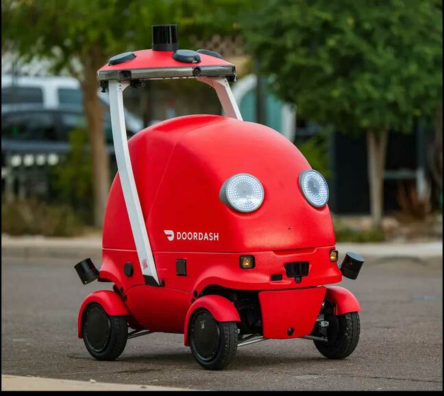 DoorDash Dot delivery robot