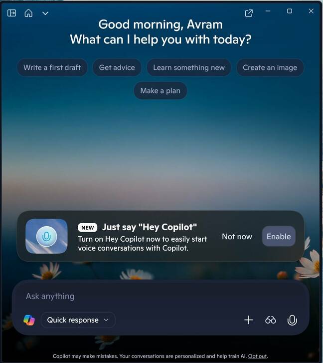 Feeling lonely? Microsoft Copilot can now listen to your every word, watch your screen