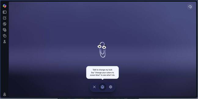 Mico with a Clippy skin Mico with a Clippy skin
