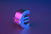 3D Euro sign