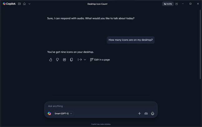 Transcript of my conversation with Copilot about what was on my screen. Transcript of my conversation with Copilot about what was on my screen.