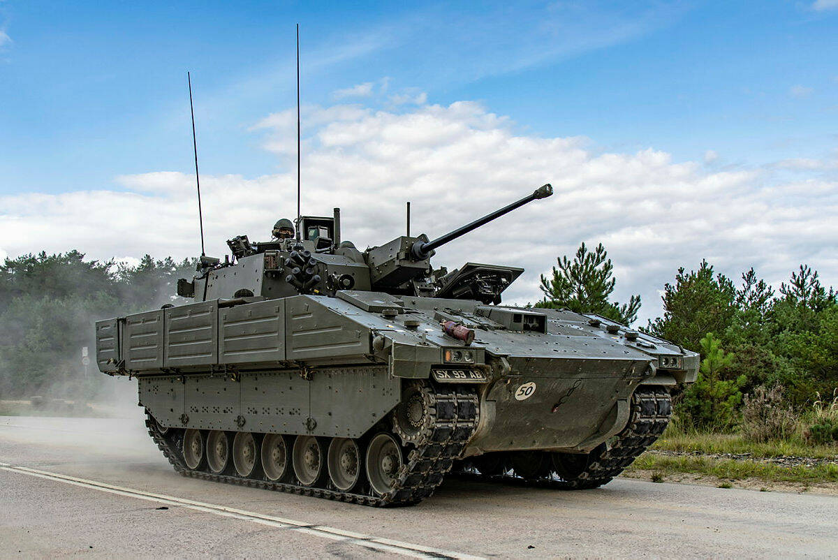 UK's Ajax Fighting Vehicle Arrives Late
