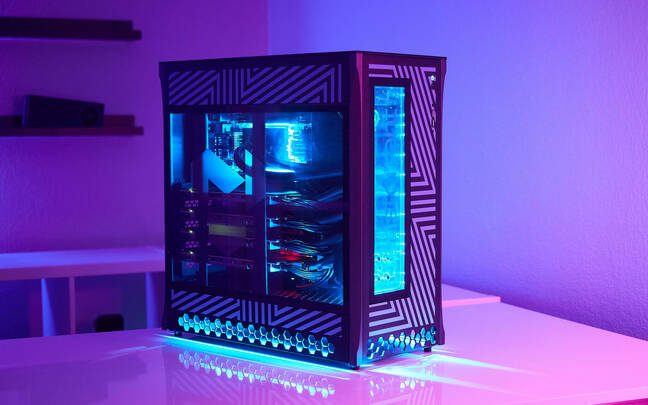 Tenstorrent's latest QuietBox puts four of its liquid cooled Blackhole ASICs on your desk