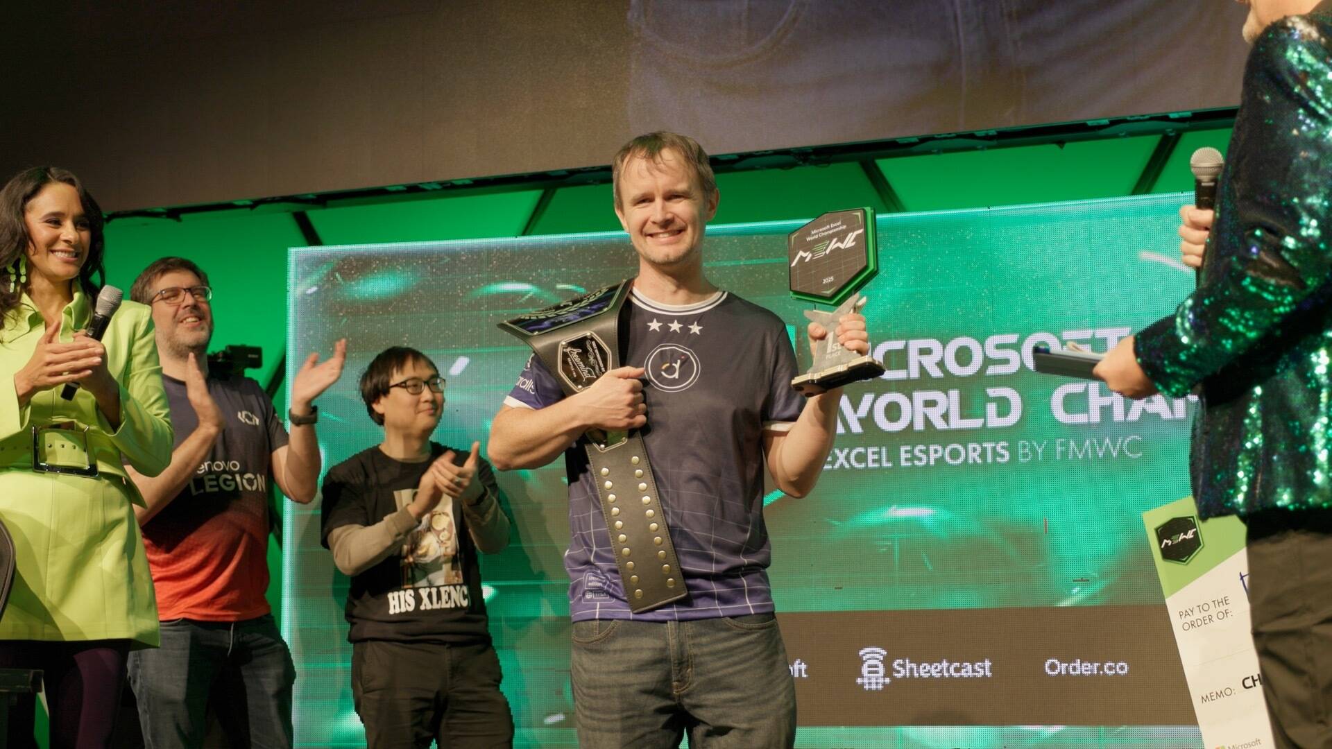 Irish Excel whiz sheets all over the competition in Vegas showdown