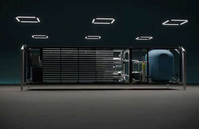 Radiant says its Kaleidos reactor design can be transported via semi-trailer and is capable of producing up to a megawatt of power