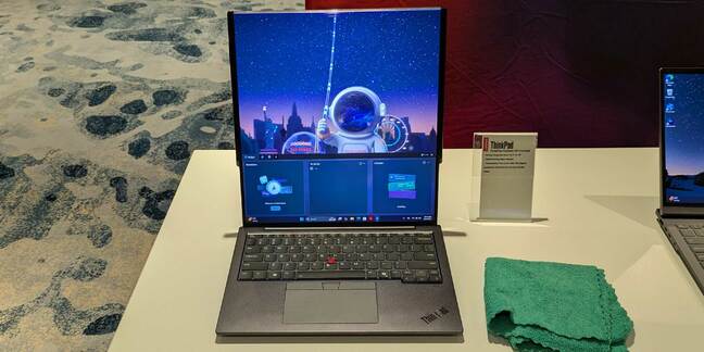 Lenovo shows off new laptops that twist and roll