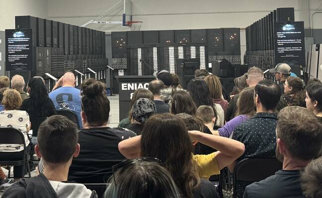 Kids learn computer theory with wood, cardboard, and hot glue