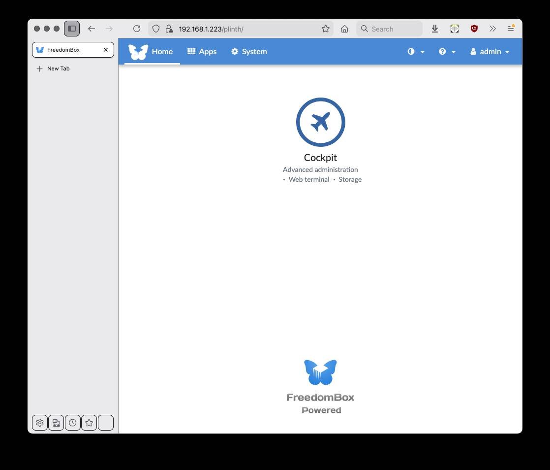 Debian's FreedomBox Blend