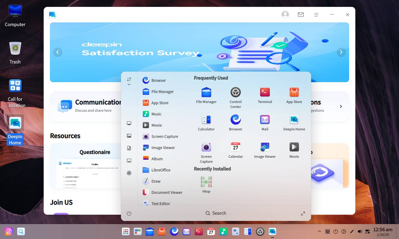 China's Deepin Linux 25.0.10 Release