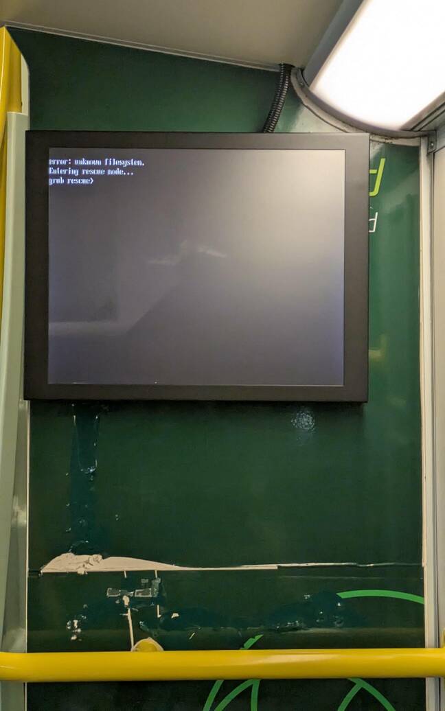 Help! Does anyone on the bus know Linux?