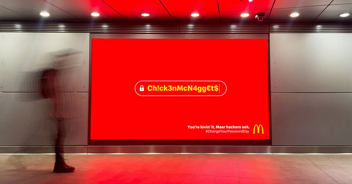 McDonald's is not lovin' your bigmac, happymeal, and mcnuggets passwords