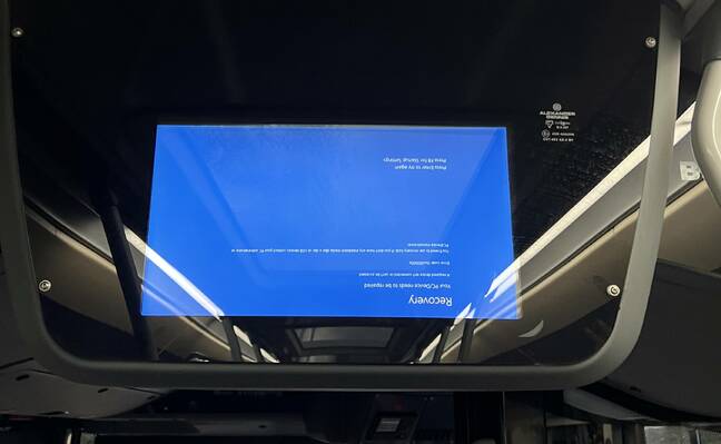 One destination passengers were definitely not hoping to reach