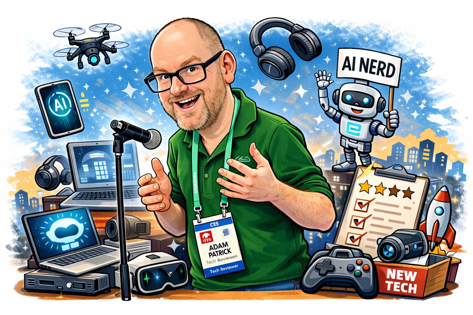 AI Caricatures on Social Media Pose Security Risks