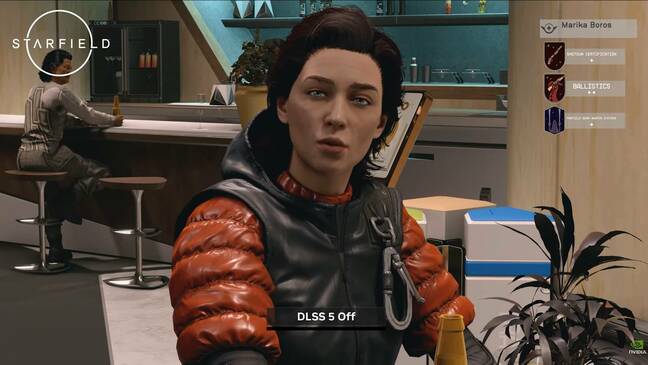 DLSS 5 off in Starfield