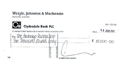 Lawscot cheque