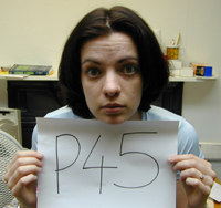 Lucy with her P45