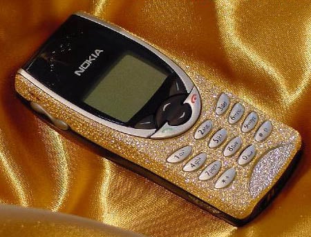 Jewel-encrusted Nokia phone