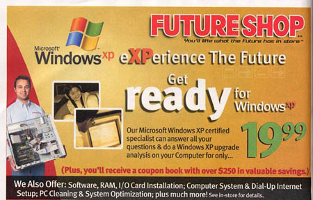 Futureshop's fantastic Windows XP upgrade analysis offer