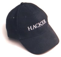 Hacker baseball cap from the house of Vulture Central